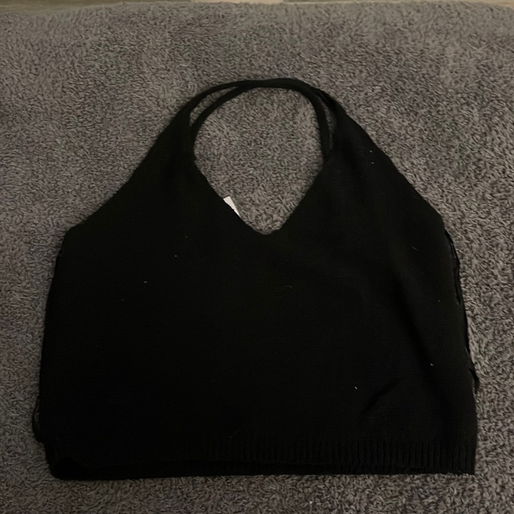 MOTH knit crop tank top